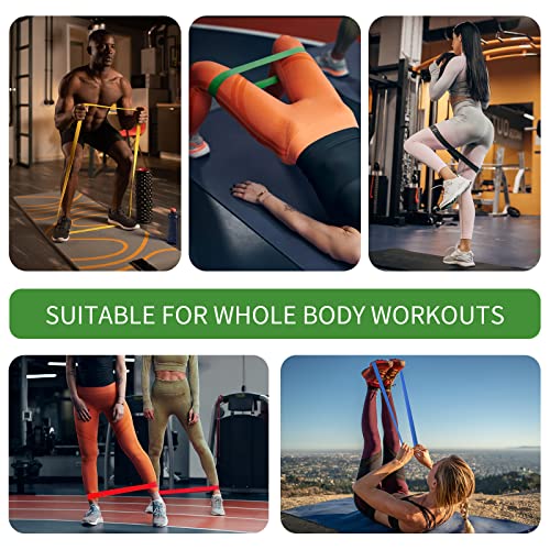 LDJRCP Resistance Exercise Bands Set with Carry Bag