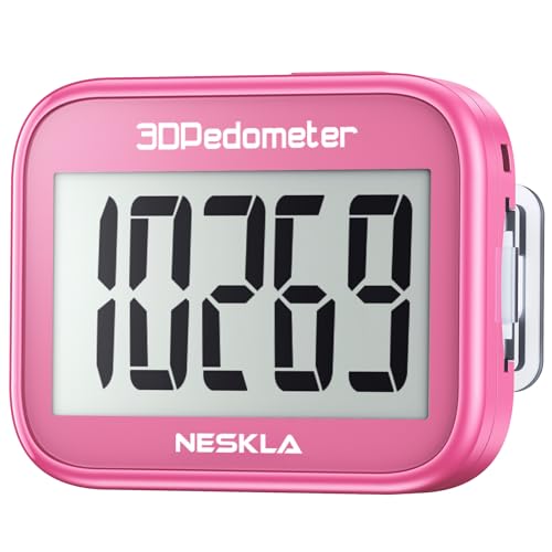 Large Display 3D Pedometer Step Counter for All Ages