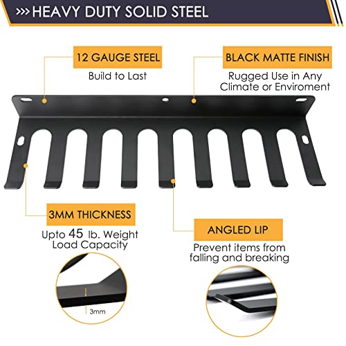 Aolamegs Heavy-Duty Home Gym Storage Rack: 9-Hook