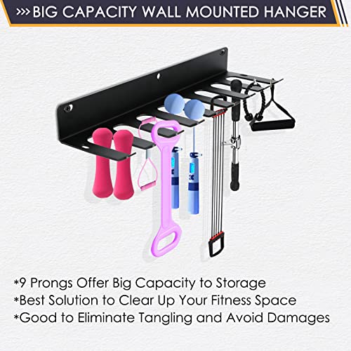 Aolamegs Heavy-Duty Home Gym Storage Rack: 9-Hook