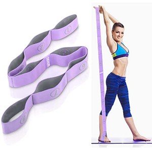 DEHUB Elastic Stretch Strap for Yoga, Therapy, Pilates