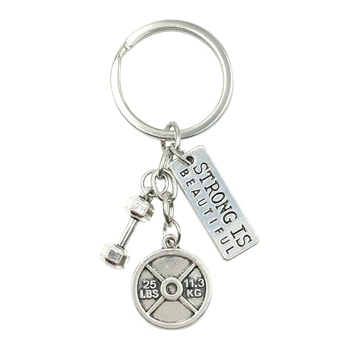 Strong is Beautiful Fitness Keychain - Great Gift