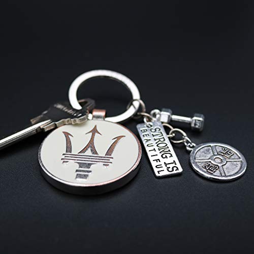 Strong is Beautiful Fitness Keychain - Great Gift