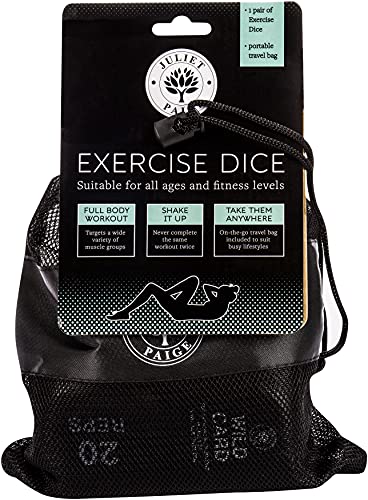 Exercise Dice - Fitness Gear for Home Gym - White
