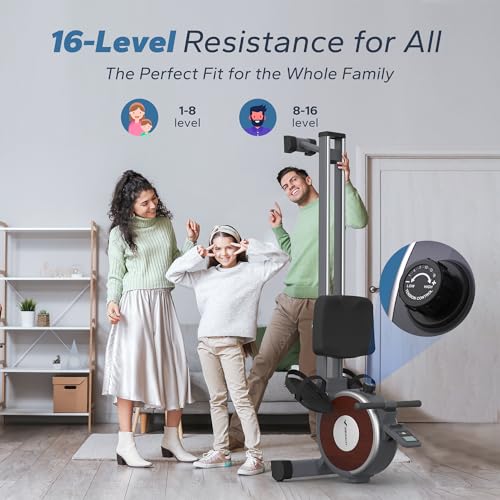 Merach Magnetic Rowing Machine with 16 Resistance Levels
