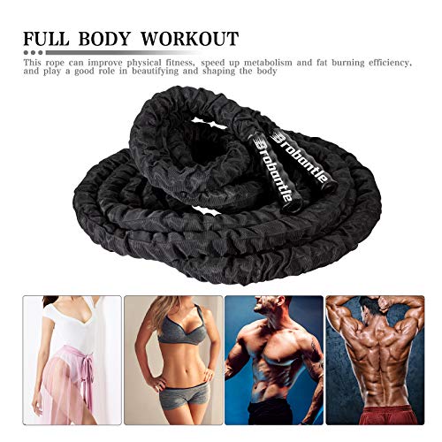 30FT Heavy Battle Rope for Effective Home Workouts