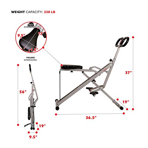 Squat Assist Row-N-Ride™ Trainer for Glutes Workout