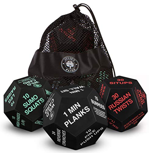 Juliet Paige Exercise Dice - Home Gym Fitness Accessories