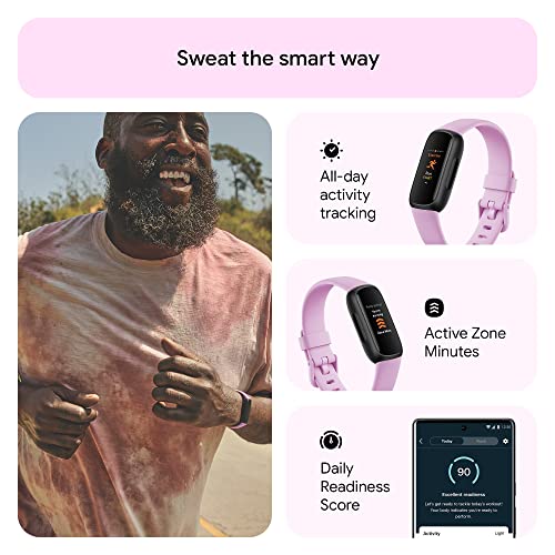 Fitbit Inspire 3 Health & Fitness Tracker - Lilac/Black