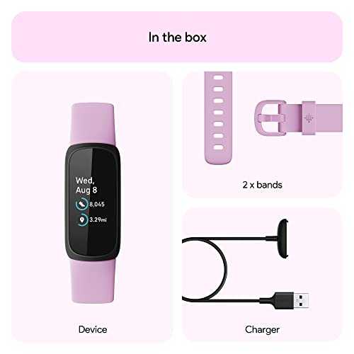 Fitbit Inspire 3 Health & Fitness Tracker - Lilac/Black