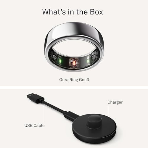 Oura Ring Gen3 Horizon - Silver - Size 6