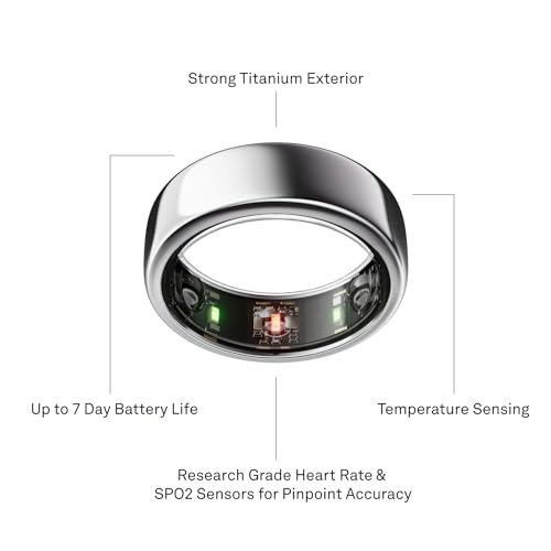 Oura Ring Gen3 Horizon - Silver - Size 6