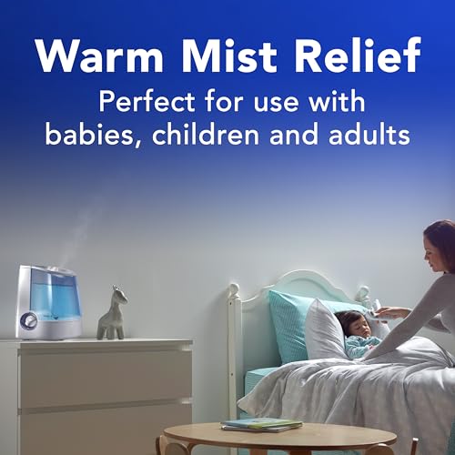 Vicks Warm Mist Humidifier for Baby, Kids, Adults