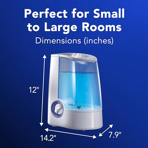 Vicks Warm Mist Humidifier for Baby, Kids, Adults