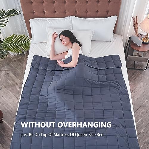 Premium 20lb Cooling Weighted Blanket for 190-210 lbs