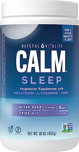 Natural Vitality Calm Sleep Drink Mix, Mixed Berry