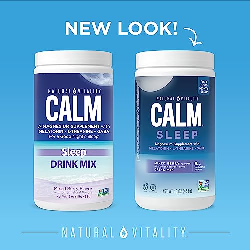 Natural Vitality Calm Sleep Drink Mix, Mixed Berry