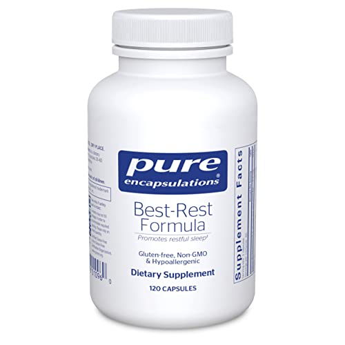 Pure Encapsulations Best-Rest Formula - 120 Capsules, Non-GMO/Vegan