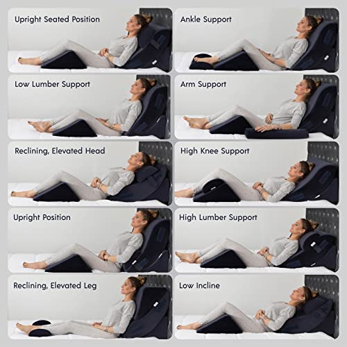 Orthopedic Bed Wedge Pillow Set - Adjustable Support