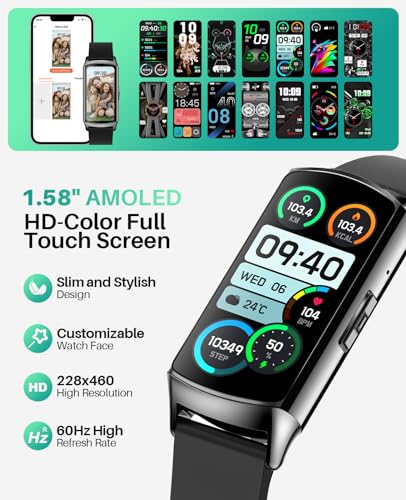 Smartwatch with Calling, Heart Rate, Blood Pressure Monitor