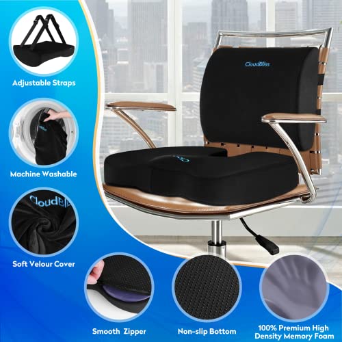 Memory Foam Seat Cushion for Office Chair & Car