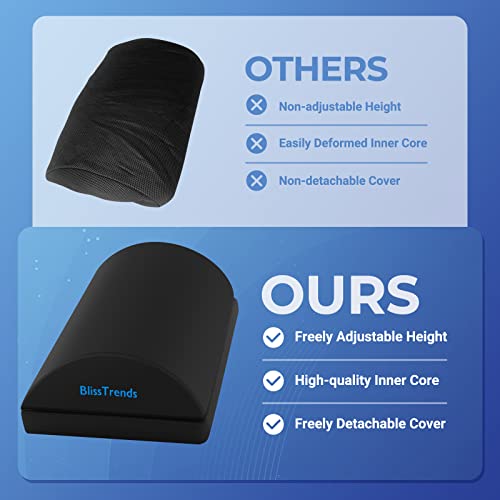 BlissTrends Under Desk Foot Rest with Adjustable Heights