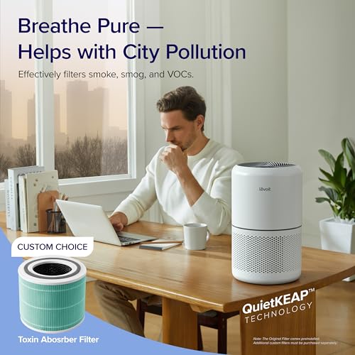 LEVOIT Core300-P Air Purifier for Home Allergies