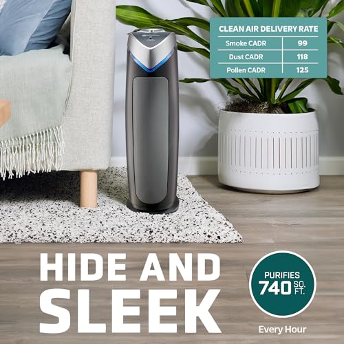 GermGuardian Large Room Air Purifier Removes 99.97% of Pollutants