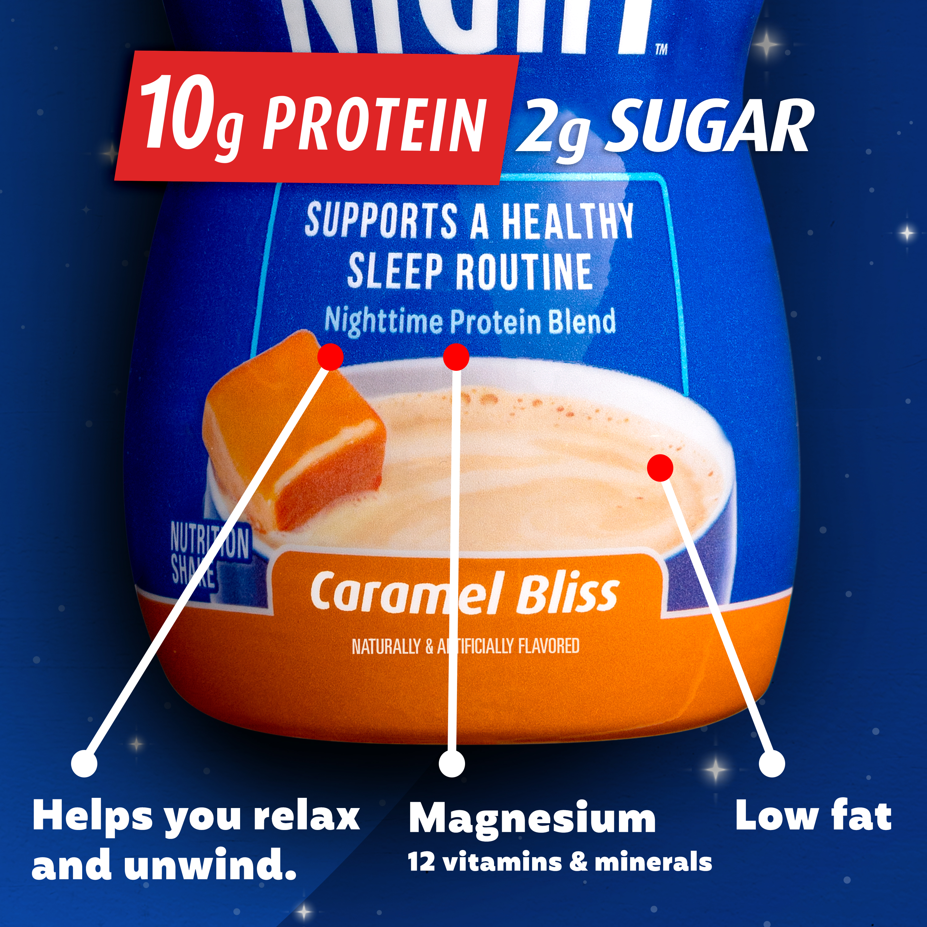 Caramel Bliss Good Night Protein Shake