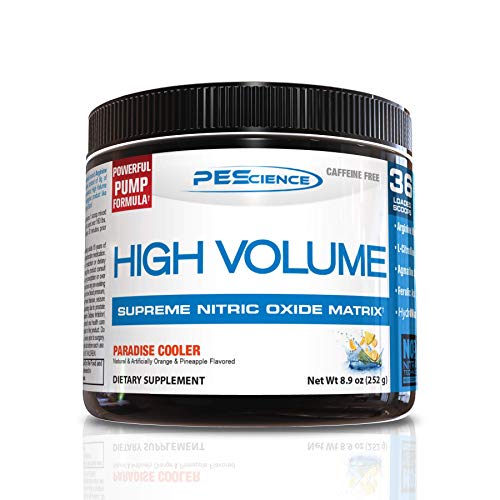 PEScience Nitric Oxide Pre-Workout Supplement, Paradise Cooler