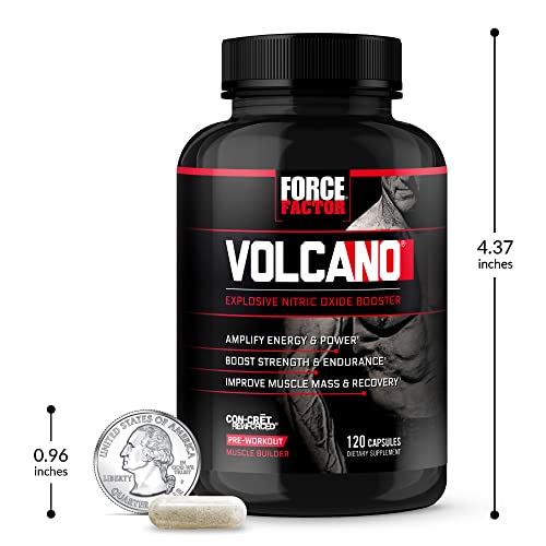 Volcano Nitric Oxide Pre Workout Supplement for Men