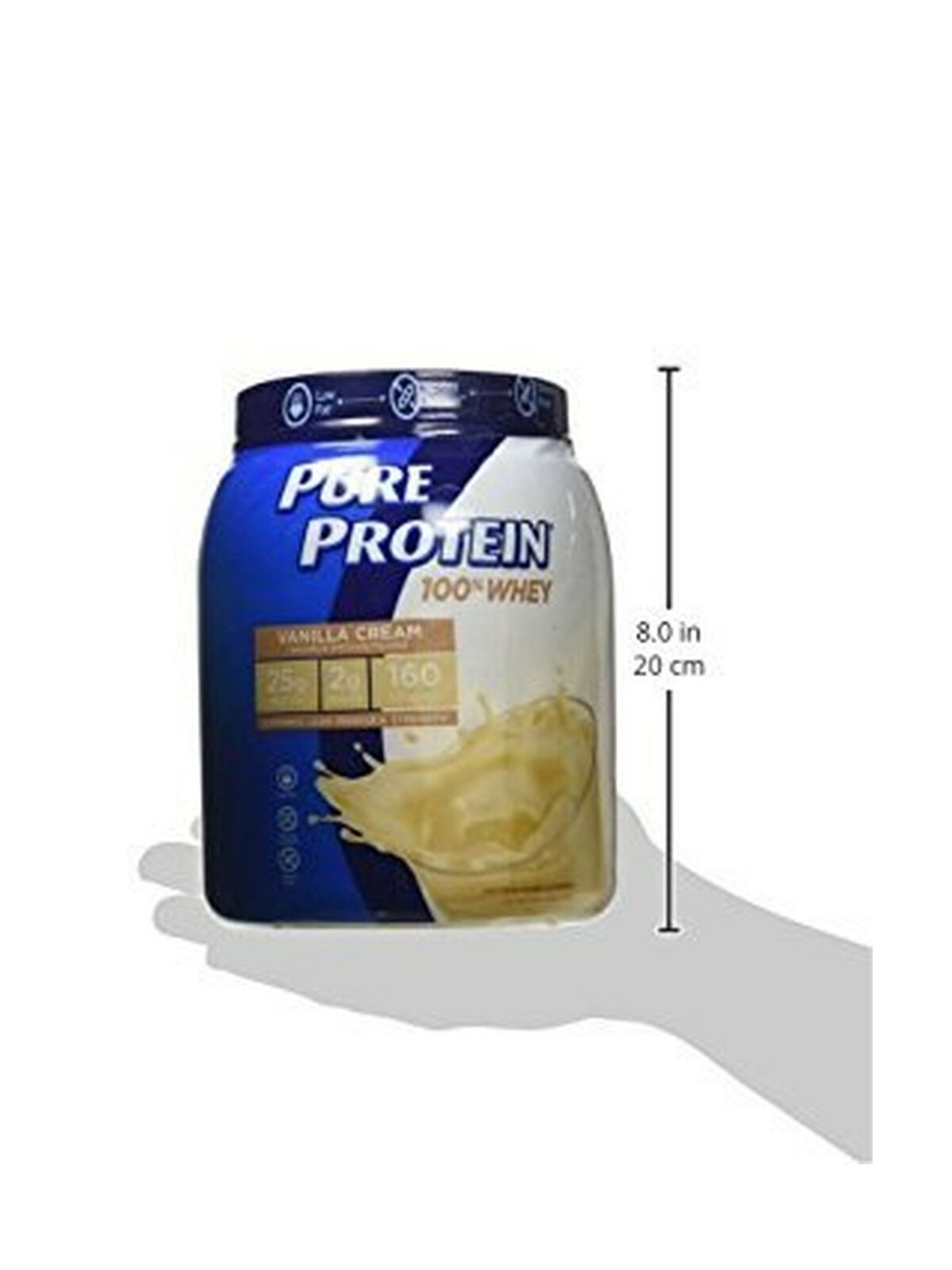Vanilla Cream Whey Protein Powder, 25g Protein