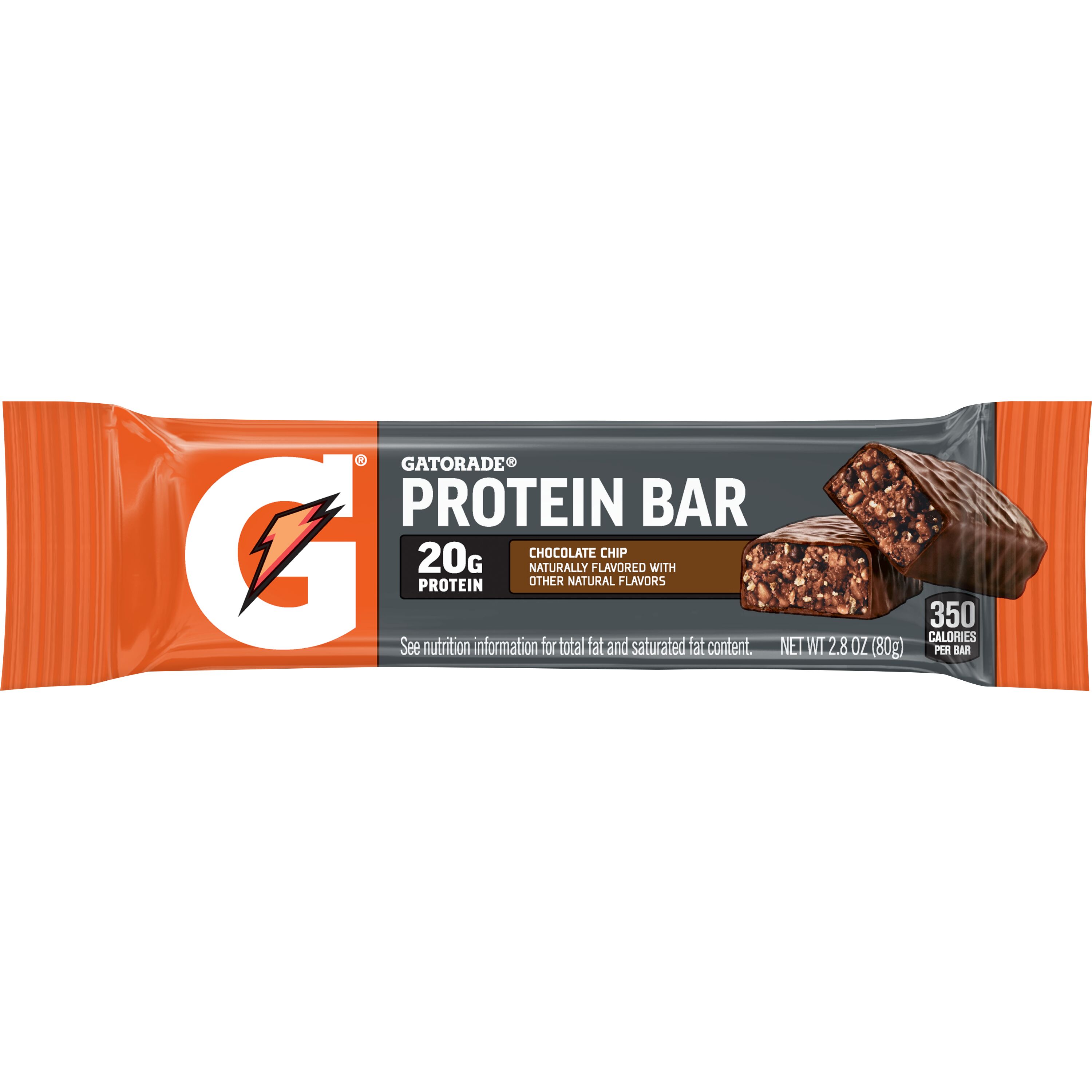 Gatorade Chocolate Chip Protein Bars, 6-Pack