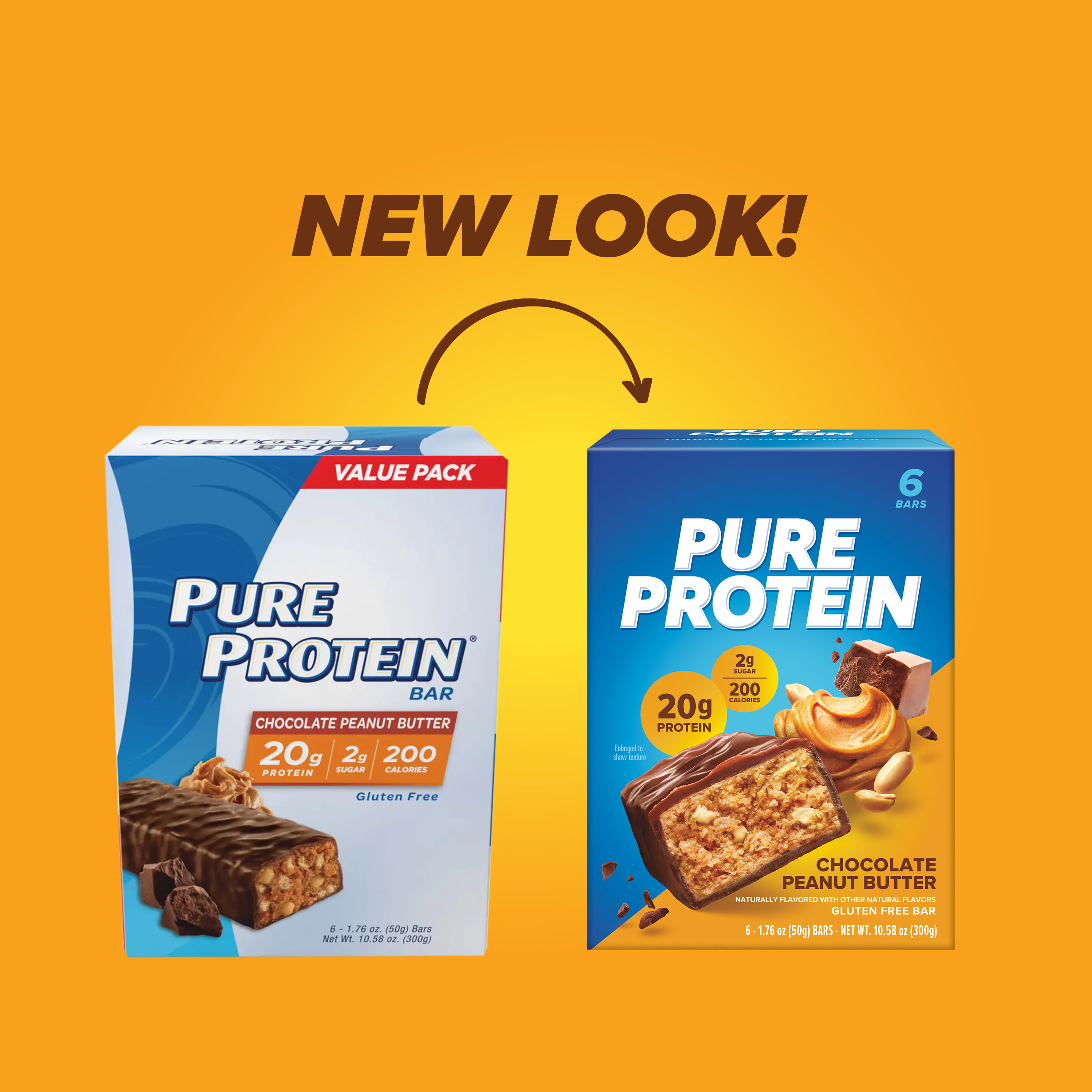 Pure Protein Energy Bar - Chocolate Peanut Butter