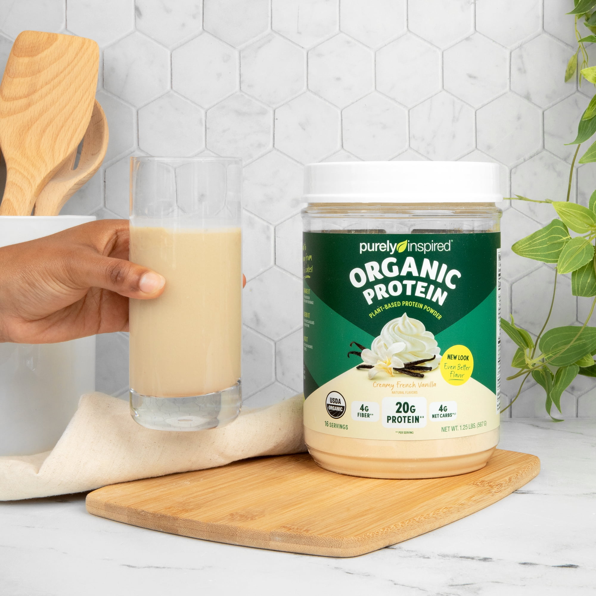 French Vanilla Plant-Based Protein Shake by Purely Inspired