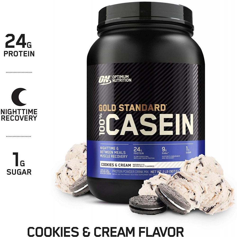 Cookies & Cream Casein Protein Powder - 2lb