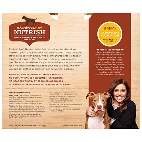 Rachael Ray Nutrish Wet Dog Food (6x8 oz)