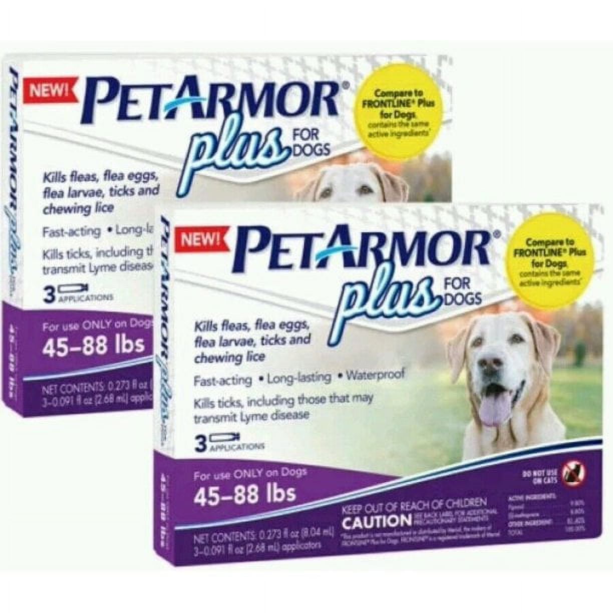 PETARMOR Plus for Large Dogs - 6 Applications