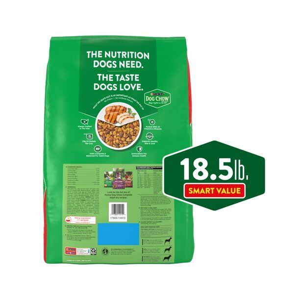 Purina Dog Chow Adult Chicken Kibble 18.5lb