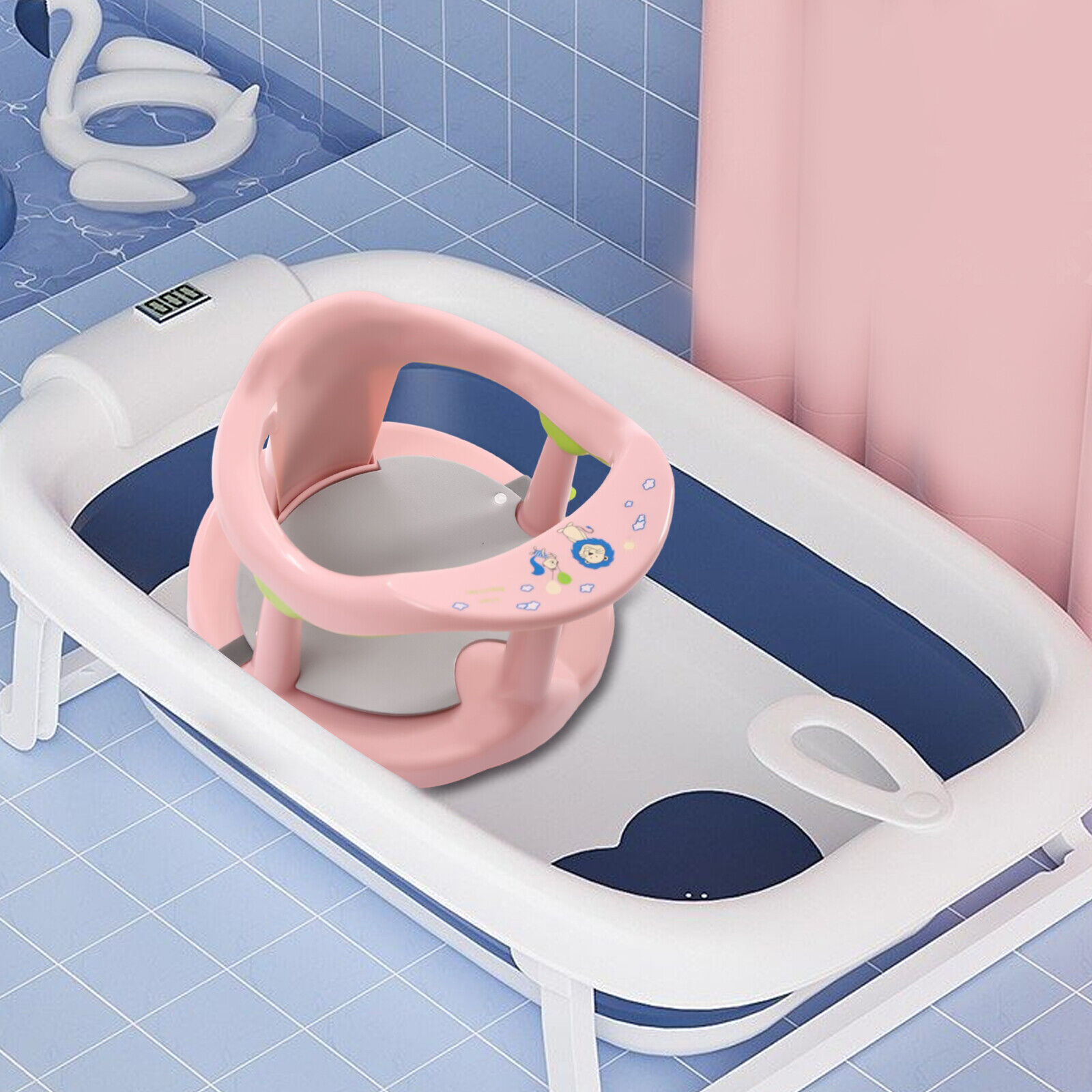 Anti-Slip Baby Bath Seat with Suction Cups