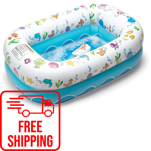 Inflatable Baby Bathtub with Seat