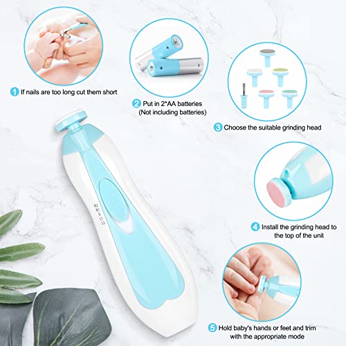Baby Electric Nail File - Safe and Durable