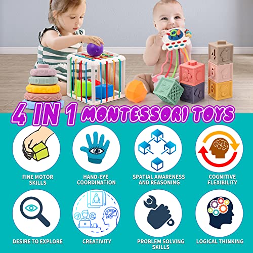 Montessori Sensory Baby Toys for 6-18 Months