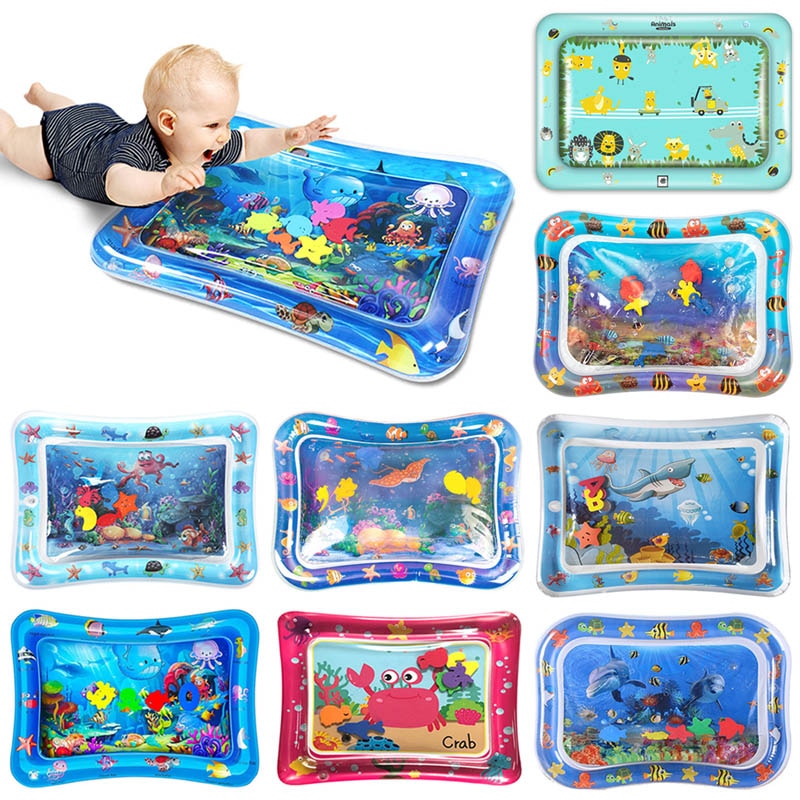 Inflatable Baby Water Play Mat with 36 Designs