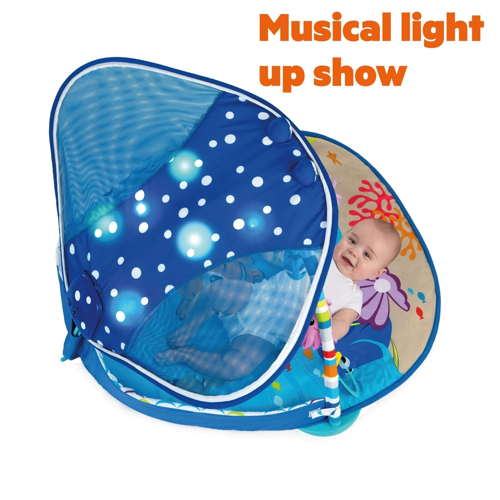 Musical Baby Playmat Gym with Toys