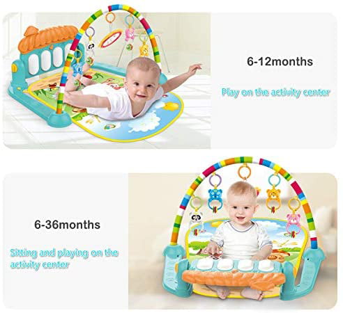 Musical Baby Play Mat with Mirror