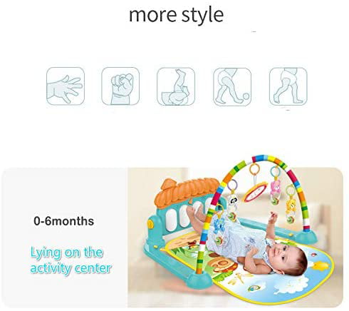 Musical Baby Play Mat with Mirror