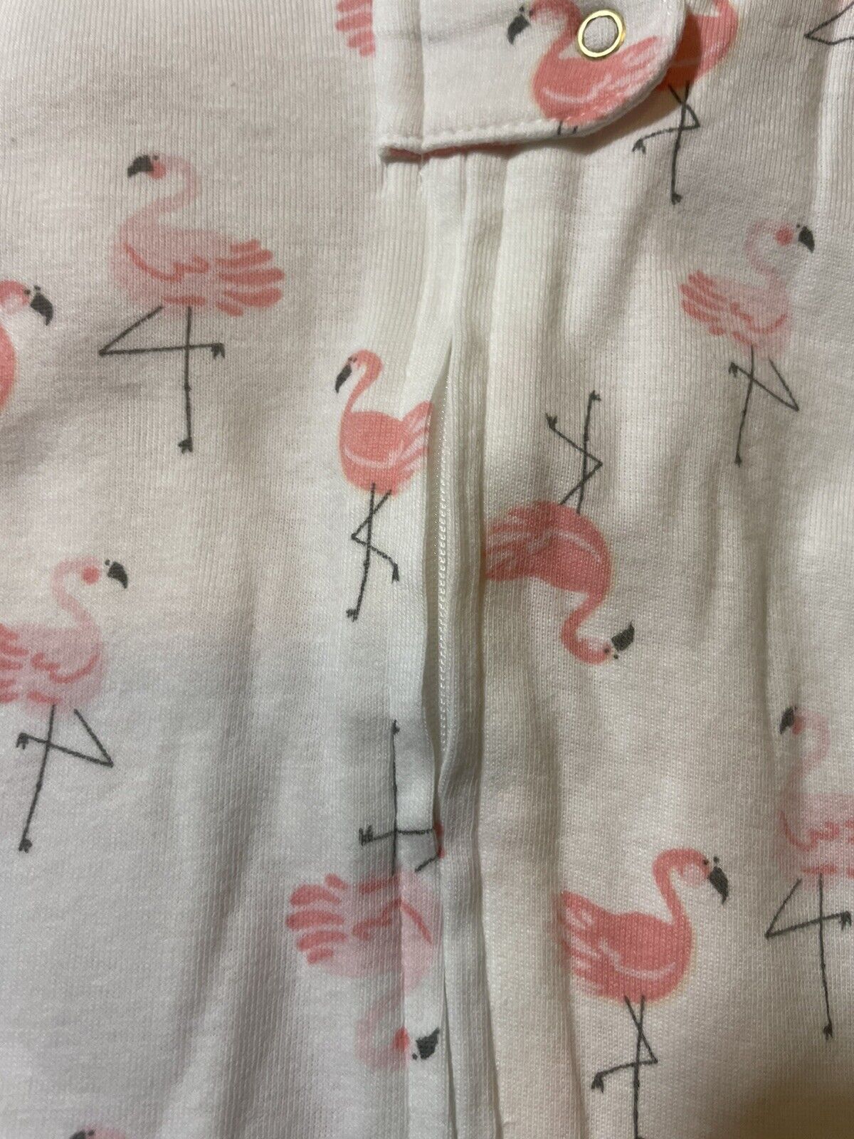 Flamingo Zip-Up Sleep N' Play for Baby Girls