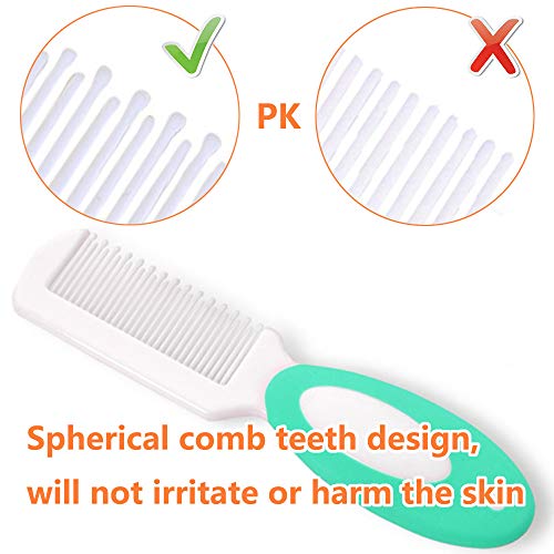 Soft Bristle Baby Hair Brush and Comb Set