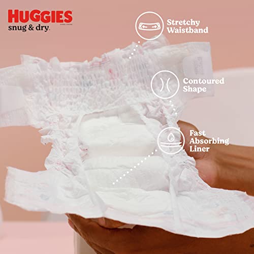 Huggies Snug & Dry Size 1 Diapers, 108 Ct